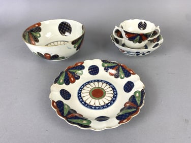 Group of 3 18th C. Worcester Articles