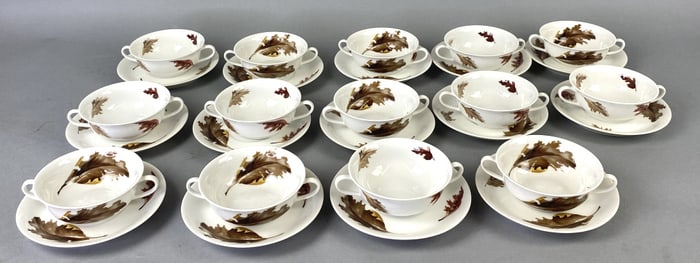 Porcelain DE Paris Limoges Soup Set