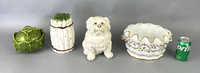Group of 4 Porcelain Articles