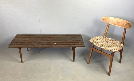 MCM Bench and Chair