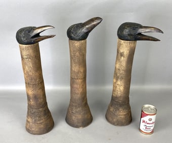 Group of 3 Raven Sculptures