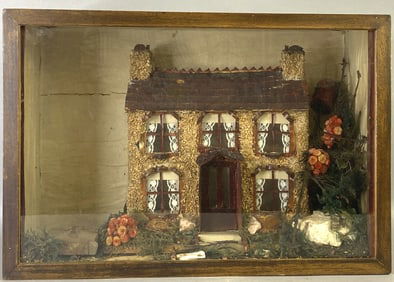 Cottage in a Shadow Box