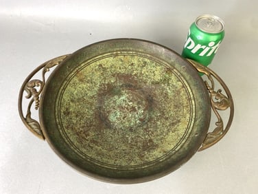 Carl Sorensen Verdigris Bronze Charger
