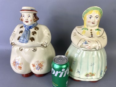 2 Vintage Shawnee Pottery Cookie Jars