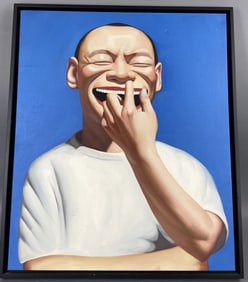 Chinese Painting Happy Nose Picker