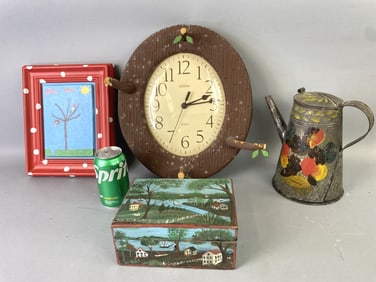 Group of Folk Art Articles