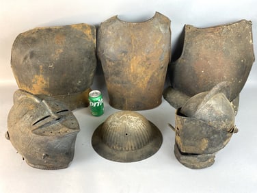 Medieval Armor, Helmets & WW1 Helmet