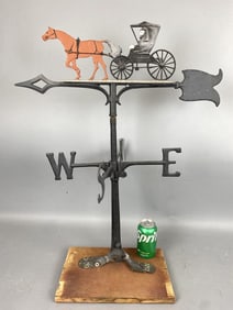 Horse & Buggy Iron Weathervane