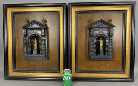 Pair of 18th C. Italian Cabinet Pieces