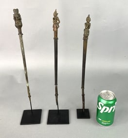 3 Thai Bronze Deities
