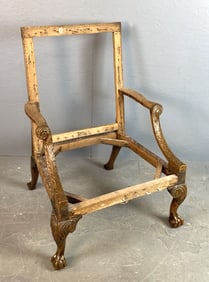 Georgian Mahogany Gainsborough Chair Frame