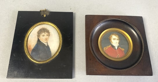 2 Miniature Portraits