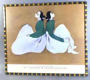 R.C. Gorman Twins Poster