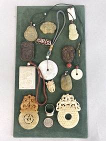 Grouping of Asian Articles including Jade