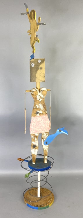 Folk Art Sculpture Signed Tinkl (1 of 7)