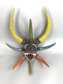 Puerto Rican Paper Mache Carnival Mask