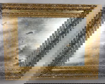 19th C. Giltwood & Gesso Mirror