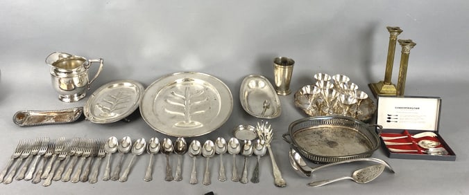 Grouping of Silver Plated Articles