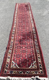 Persian Style Red Geometric Design Runner