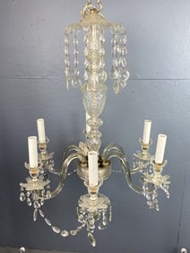 Crystal Six Light Chandelier