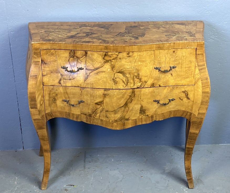 Italian Olivewood Bombay Commode (1 of 4)
