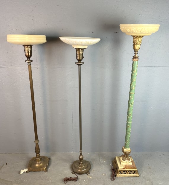 3 Art Deco Style Floor Lamps (1 of 7)