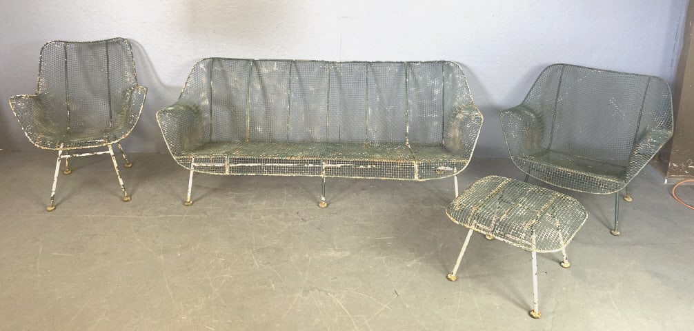 MCM Woodard 'Sculptura' Patio Set (1 of 8)