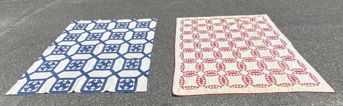2 Antique Patchwork Quilts