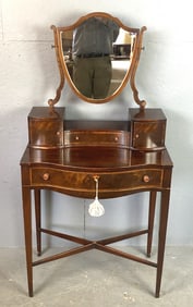 Georgian Style Mahogany & Inlaid Vanity