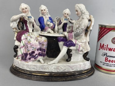 19th C. Figural Biedermeier Style Inkwell