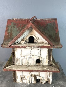 Rustic 3 Story Bird House