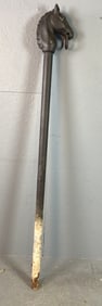 Cast Iron Horse Head Hitching Post