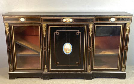 Napoleon III Ebonized Credenza