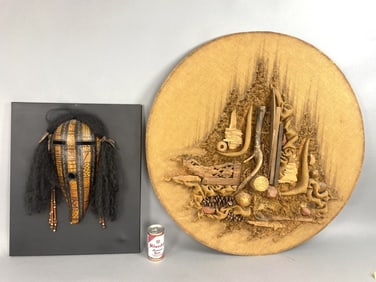 2 Pieces of Abstract Art