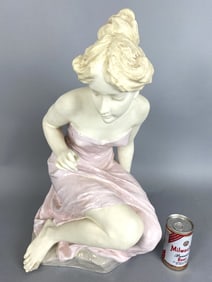 Depose Figural Sculpture Signed