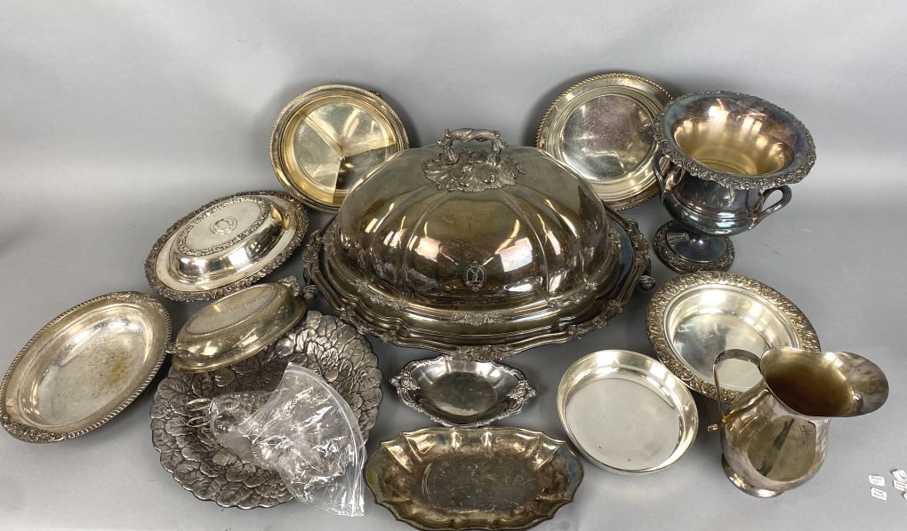 Large Grouping Silver Plated Articles (1 of 5)
