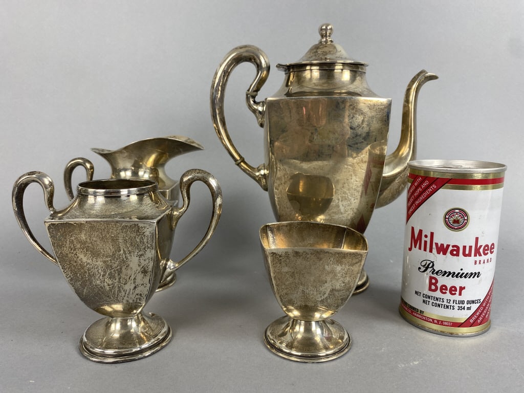 Juventino Lopez Reyes Mexico Sterling Tea Set (1 of 6)