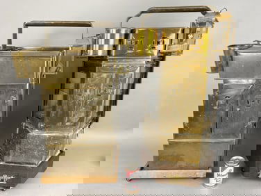 2 Brass Asian Vending Stands