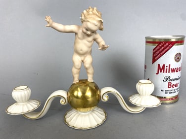 Hutschenreuther Cherub Candlestick Holder