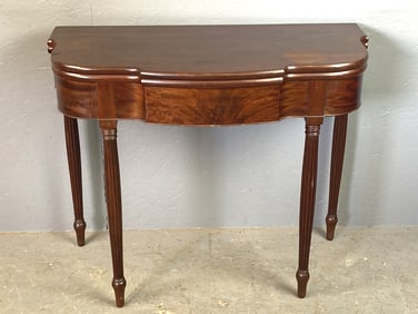 19th C. American Fold Over Tea Table