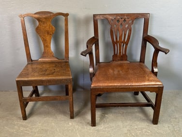 Two 18th C. English Chairs