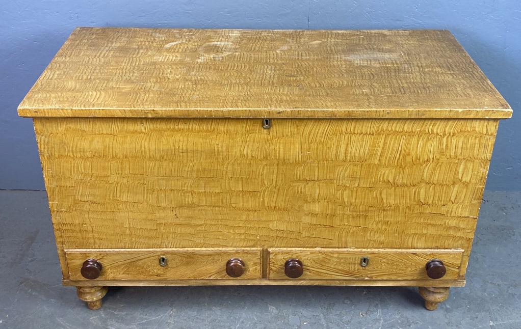 Early 20th C. Painted Blanket Chest (1 of 7)