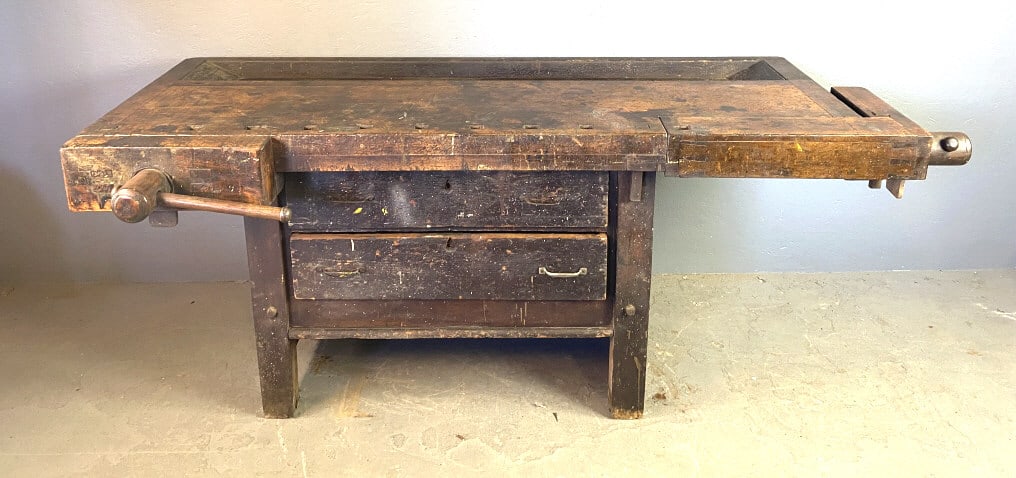 19th C. Woodworking Bench (1 of 6)