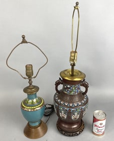 2 Cloisonne Lamps