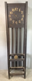 Mission Style Tall Case Clock