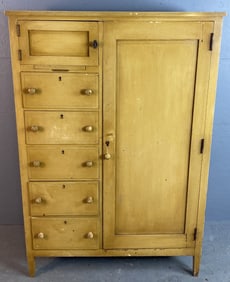 Country Painted Gentleman's Chest