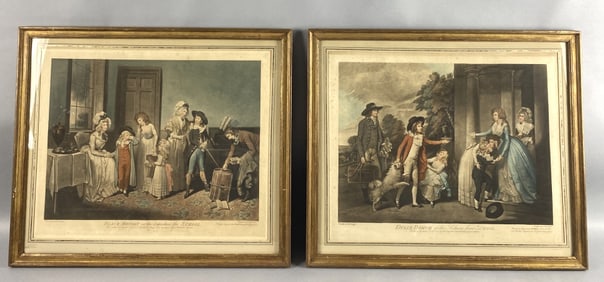 Pair of 19th C. Engravings