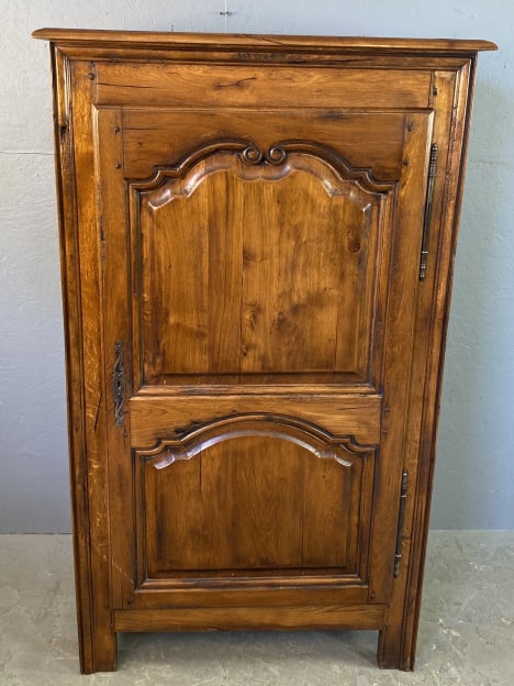 French Provecial Style One Door Armoire (1 of 4)