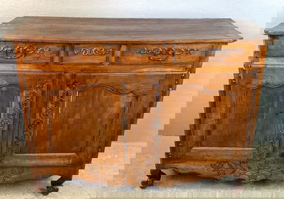 18th C. French Provencial Walnut Buffet