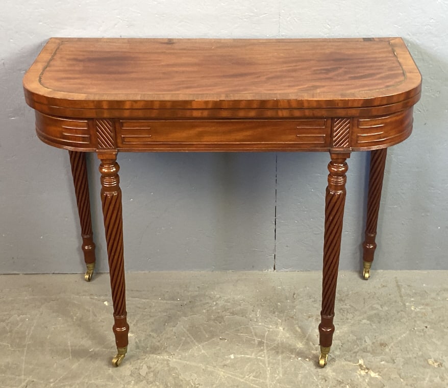 Regency Mahogany Game Table (1 of 5)